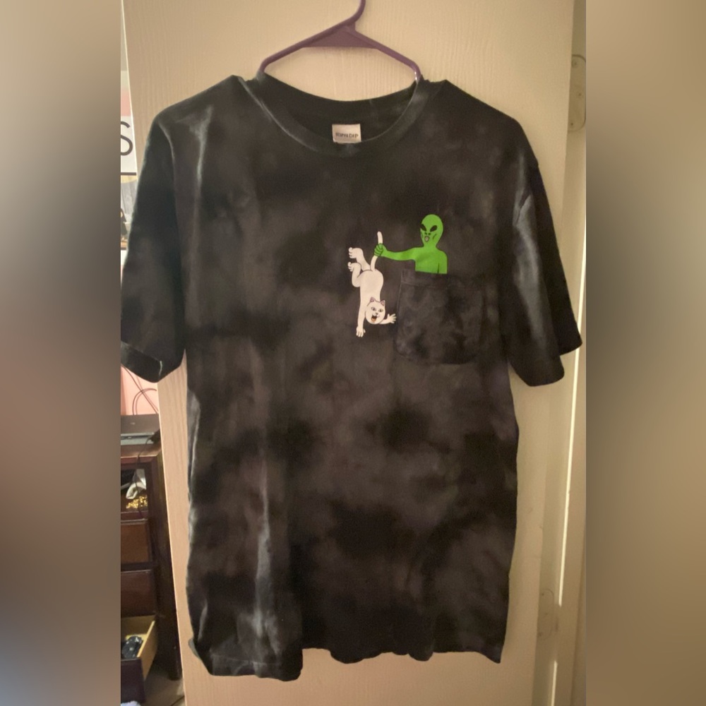 Multicolor grey and black shirt from RipNDip